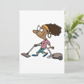 Vrouw-opstapeling Kaart (Staand voorkant)