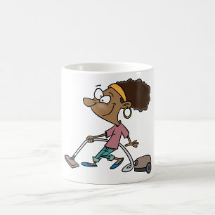 Vrouw-opstapeling Koffiemok