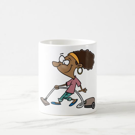 Vrouw-opstapeling Koffiemok (Center)