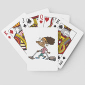 Vrouw-opstapeling Pokerkaarten (Achterkant)