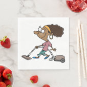 Vrouw-opstapeling Servet (Insitu)