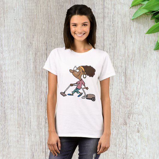 Vrouw-opstapeling T-shirt