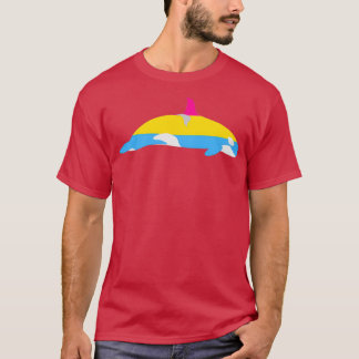 Vrouw Orca Pansexual Flag T-shirt