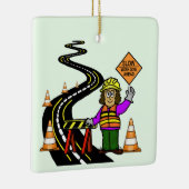 Vrouw Ornament van de Controle van het Verkeer van (Rechts)