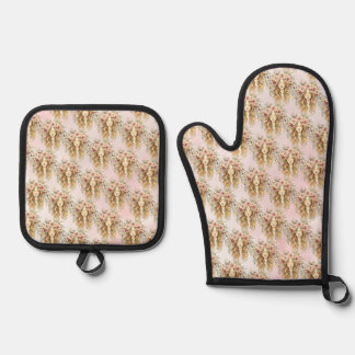Vrouw Ovenwant & Pannenlap Set