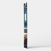 Vrouw over bruine chaistielounge Case-Mate iPhone case (Achterkant / Rechts)