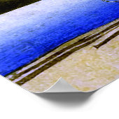 Vrouw & Paarden Kuniyoshi Japanse fijne kunst Poster (Hoek)