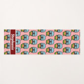 vrouw Parkiet met rode borst Yogamat (Voorkant (horizontaal))