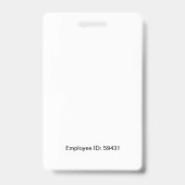 Vrouw Pastor Custom Badge (Achterkant)