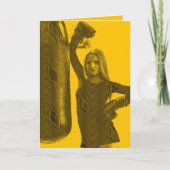 Vrouw Personal Trainer Verjaardag Kaart (Voorkant)