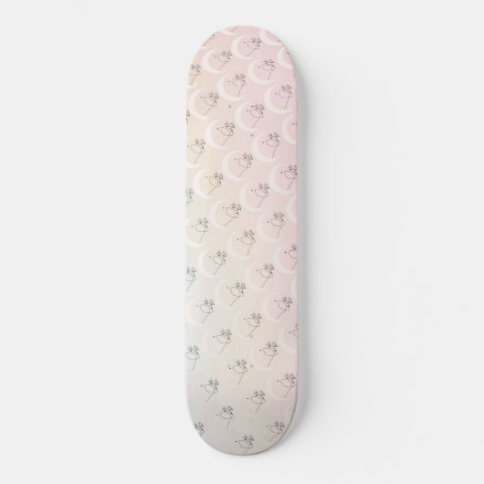Vrouw Persoonlijk Skateboard (Voorkant)