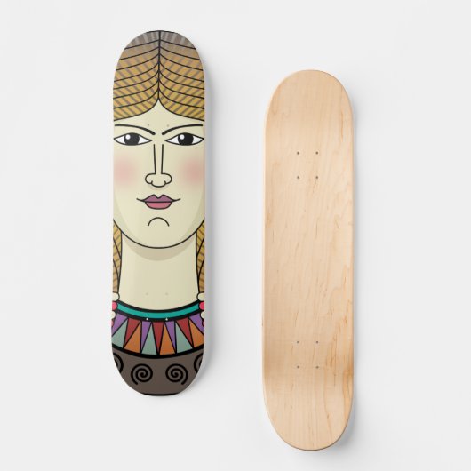 Vrouw Persoonlijk Skateboard (Voorkant)