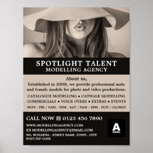 Vrouw Pet Model, modellenbureau, modelagent Poster