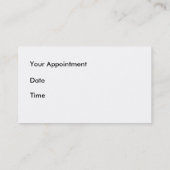 Vrouw Physician Assistant Visitekaartjes Afsprakenkaartje (Achterkant)