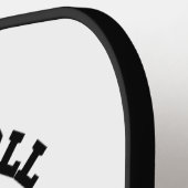 Vrouw Pickleball Master Black Player Aangepaste na Paddle (Links Detail)