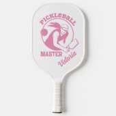 Vrouw Pickleball Master Game Speler Aangepaste Naa Paddle (Achterkant)