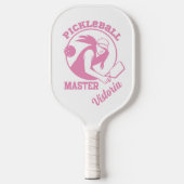 Vrouw Pickleball Master Game Speler Aangepaste Naa Paddle (Voorkant)