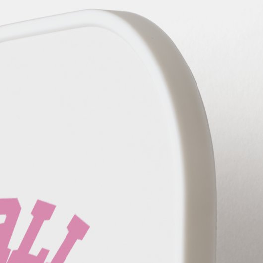 Vrouw Pickleball Master Game Speler Aangepaste Naa Pickleball Paddle (Links Detail)