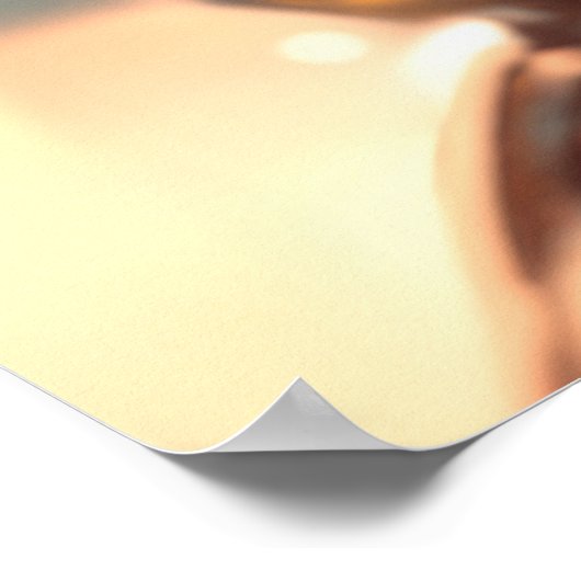 Vrouw Piloot in een stad van het toekomstige Poste Poster (Hoek)