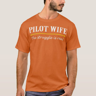 Vrouw Piloot Vrouw Piloot Vrouw T-shirt