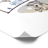 Vrouw piraat op een schatkist poster (Hoek)