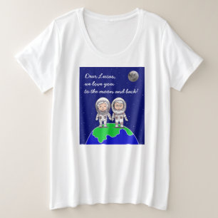 Vrouw Plus Size T-shirt voor nieuwe grootouders
