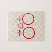 Vrouw plus vrouw legpuzzel (Horizontaal)