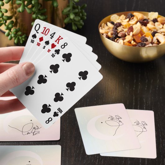 Vrouw Pokerkaarten (Insitu)