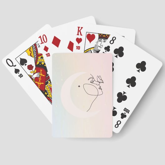 Vrouw Pokerkaarten (Achterkant)
