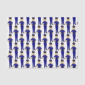 Vrouw Politieambtenaar Tissuepapier (Voorkant)