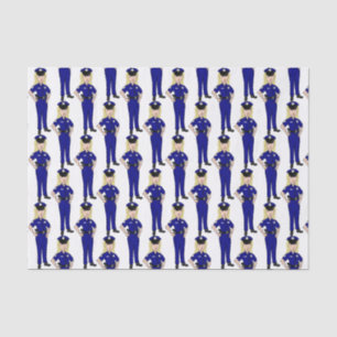 Vrouw Politieambtenaar Tissuepapier