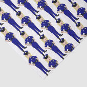 Vrouw Politieambtenaar Tissuepapier (Detail)