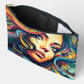 Vrouw Pop Kunst Groot Etui (Open)