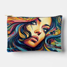 Vrouw Pop Kunst Kleine Etui