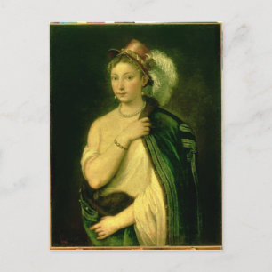 Vrouw Portrait, c.1536 Briefkaart