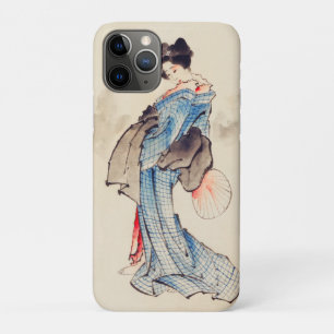 Vrouw portret in volledige lengte door Katsushika Case-Mate iPhone Case