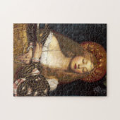 Vrouw portret pre-Raphaelite Fine Art schilderen Legpuzzel (Horizontaal)