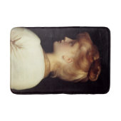 Vrouw Portret Van Achter (door Frederic Leighton) Badmat (Voorkant)