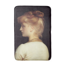 Vrouw Portret Van Achter (door Frederic Leighton) Badmat