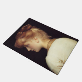 Vrouw Portret Van Achter (door Frederic Leighton) Deurmat