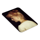 Vrouw Portret Van Achter (door Frederic Leighton) Magneet (Rechterzijde)