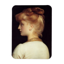 Vrouw Portret Van Achter (door Frederic Leighton)