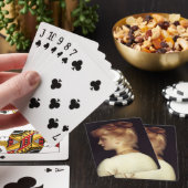 Vrouw Portret Van Achter (door Frederic Leighton) Pokerkaarten (Insitu)