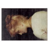 Vrouw Portret Van Achter (door Frederic Leighton) Snijplank (Voorkant)