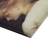 Vrouw Portret Van Achter (door Frederic Leighton) Snijplank (Hoek)