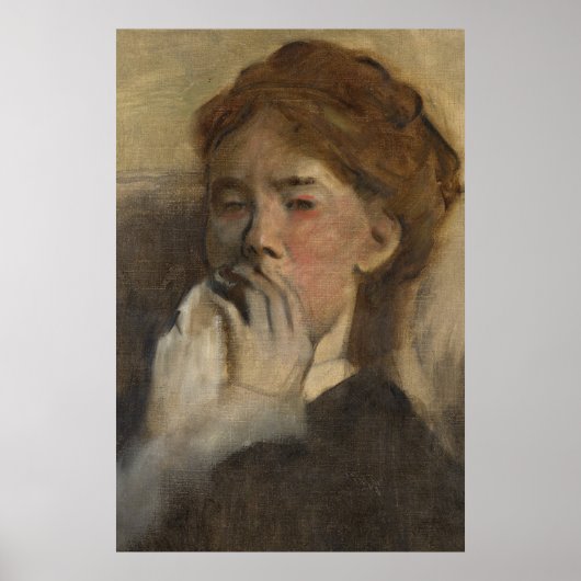  Vrouw Portretkunst Poster (Voorkant)