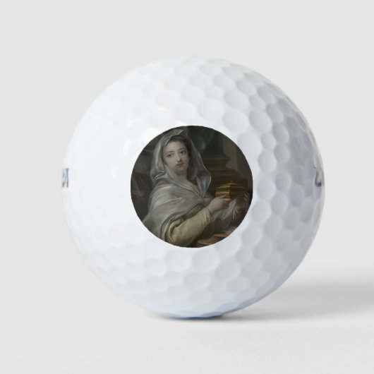 Vrouw portretteerde als een Vestal Maagd (oud Rome Golfballen (Voorkant)