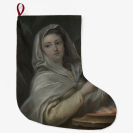 Vrouw portretteerde als een Vestal Maagd (oud Rome Grote Kerstsok