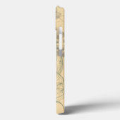 Vrouw portretteert vogelschedel en vleugels Surreë Case-Mate iPhone Case (Achterkant / Links)