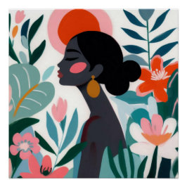 Vrouw Portugal Perfect Poster